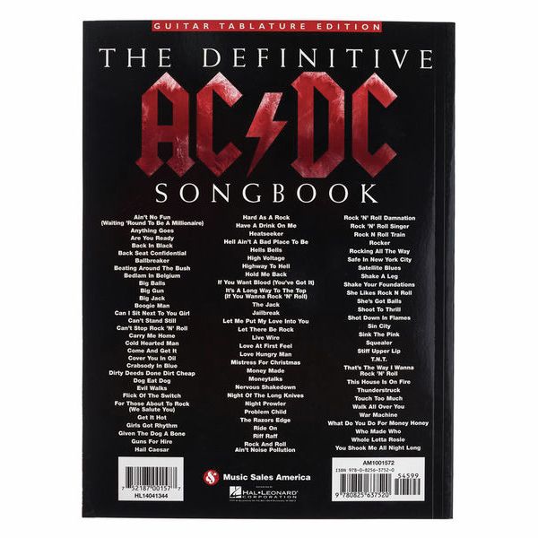 Wise Publications AC/DC Definitive Songbook – Thomann France