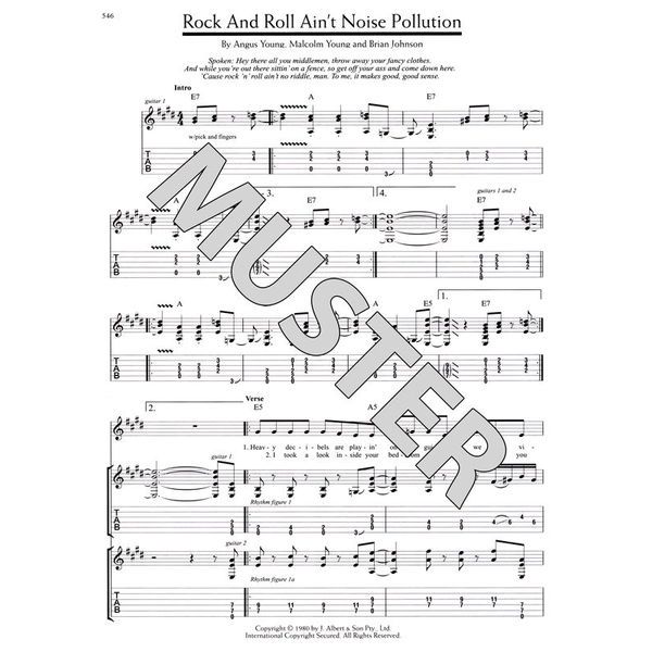 Wise Publications AC/DC Definitive Songbook