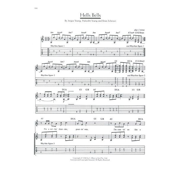 Wise Publications AC/DC Definitive Songbook