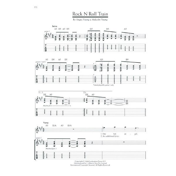 Wise Publications AC/DC Definitive Songbook