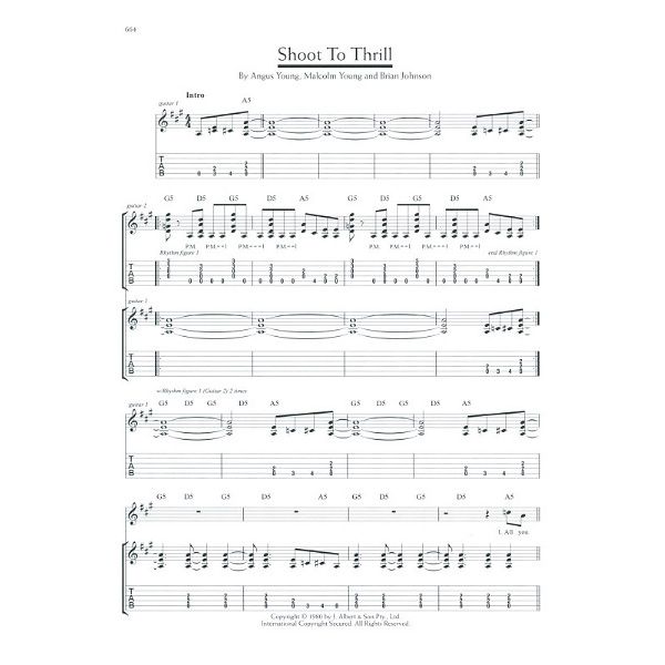 Wise Publications AC/DC Definitive Songbook