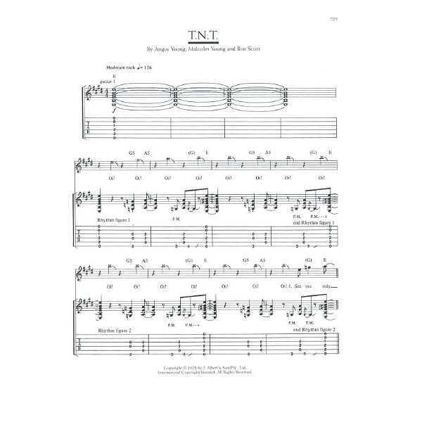 Wise Publications AC/DC Definitive Songbook