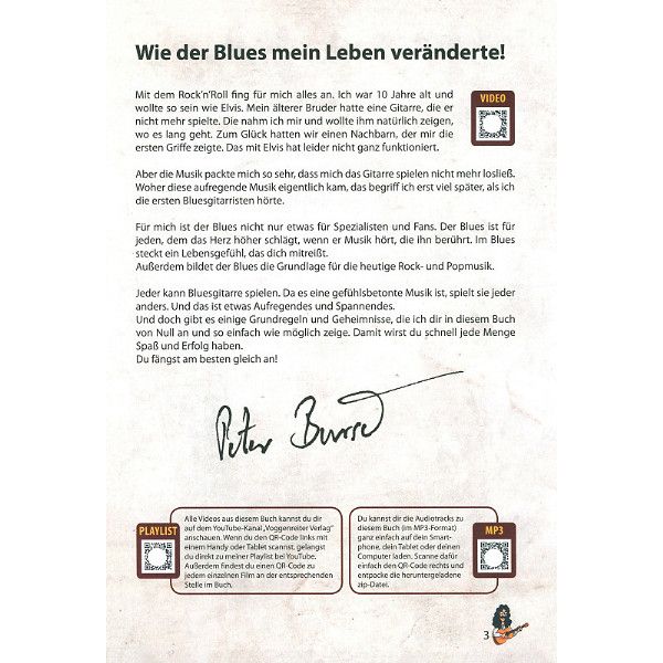 Voggenreiter Bursch's Blues Gitarrenbuch