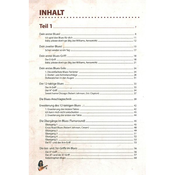 Voggenreiter Bursch's Blues Gitarrenbuch