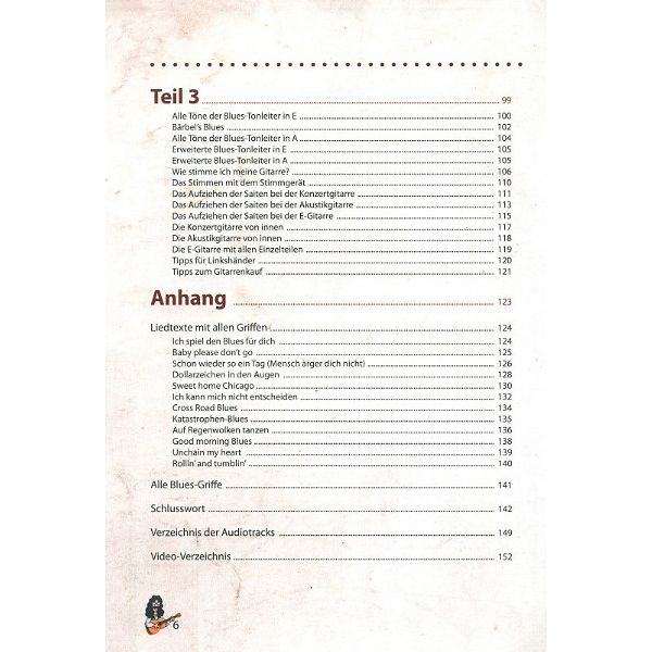 Voggenreiter Bursch's Blues Gitarrenbuch