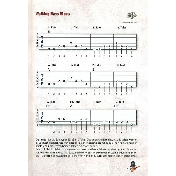 Voggenreiter Bursch's Blues Gitarrenbuch