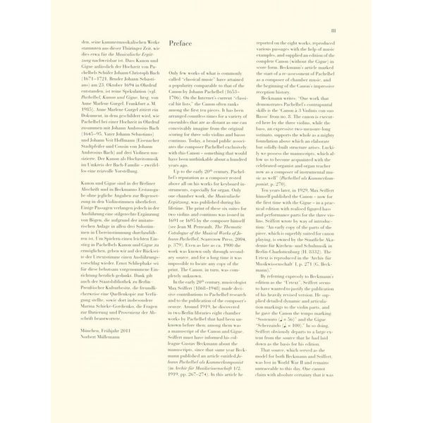 Henle Verlag Pachelbel Canon Gigue D Major