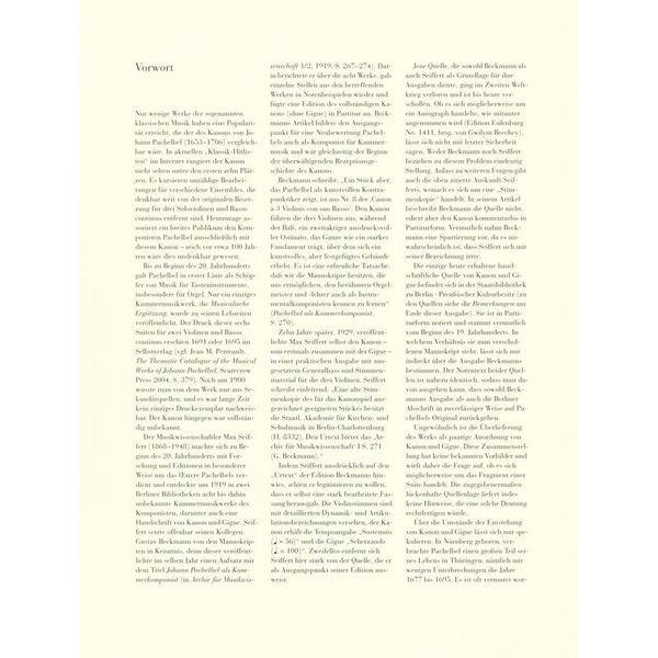 Henle Verlag Pachelbel Canon Gigue D Major
