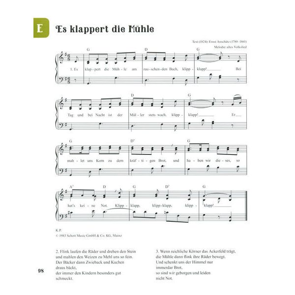 Schott Das Buch Der Volkslieder