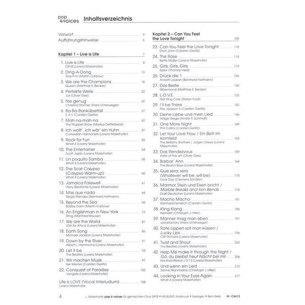 Helbling Verlag Pop 4 Voices