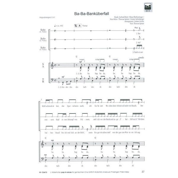 Helbling Verlag Pop 4 Voices