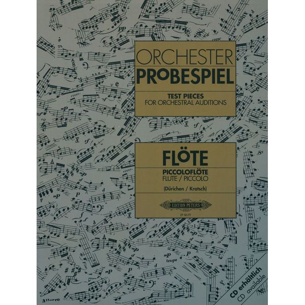 Edition Peters Orchester Probespiel Flöte