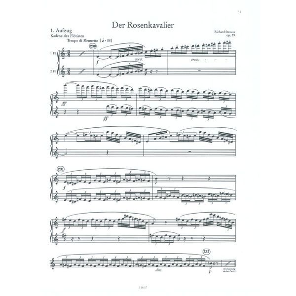 Edition Peters Orchester Probespiel Flöte