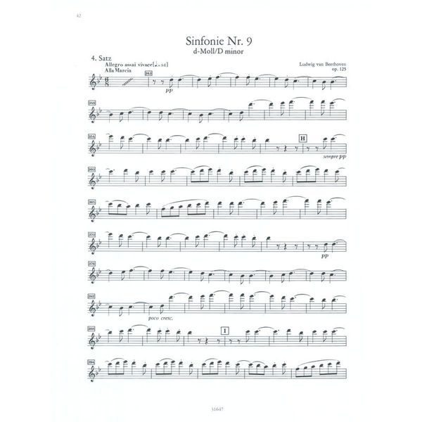Edition Peters Orchester Probespiel Flöte