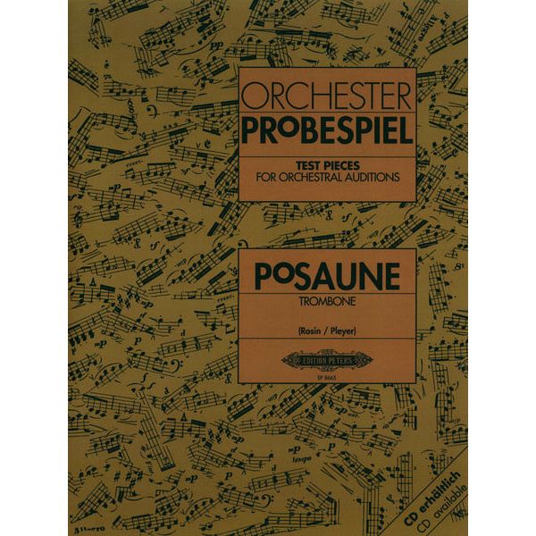 Edition Peters Orchester Probespiel Posaune