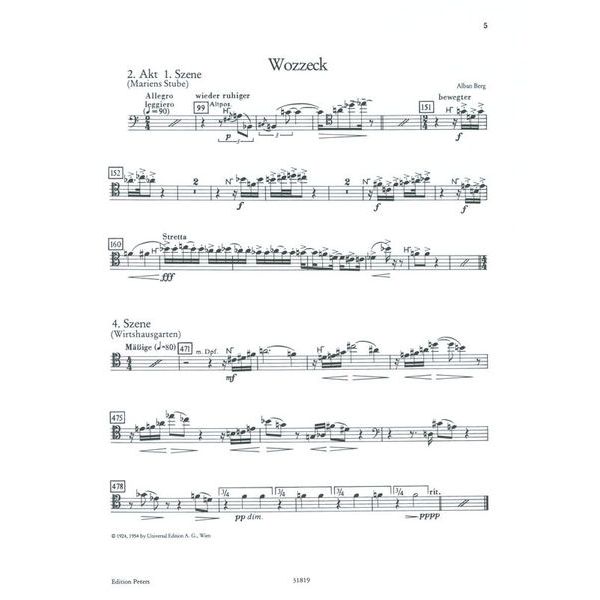 Edition Peters Orchester Probespiel Posaune