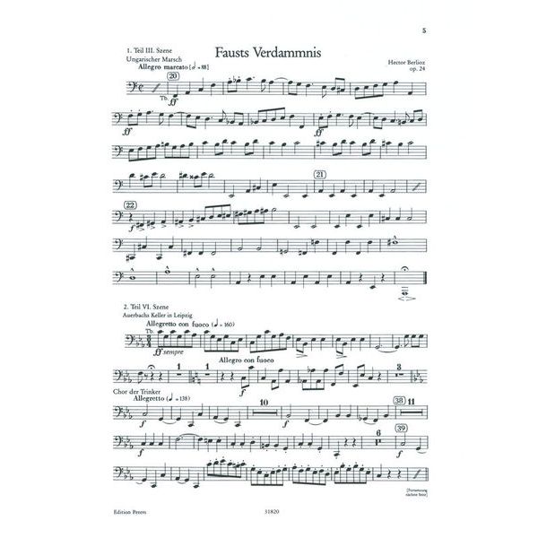 Edition Peters Orchester Probespiel Tuba