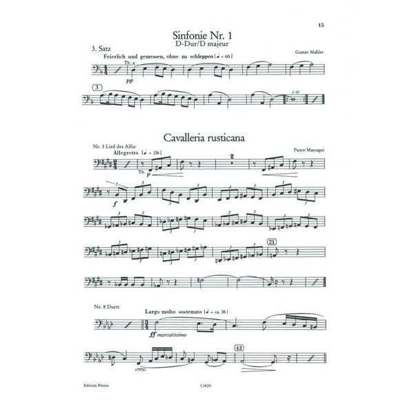 Edition Peters Orchester Probespiel Tuba