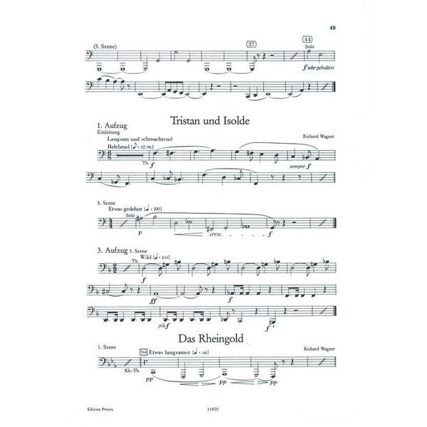 Edition Peters Orchester Probespiel Tuba