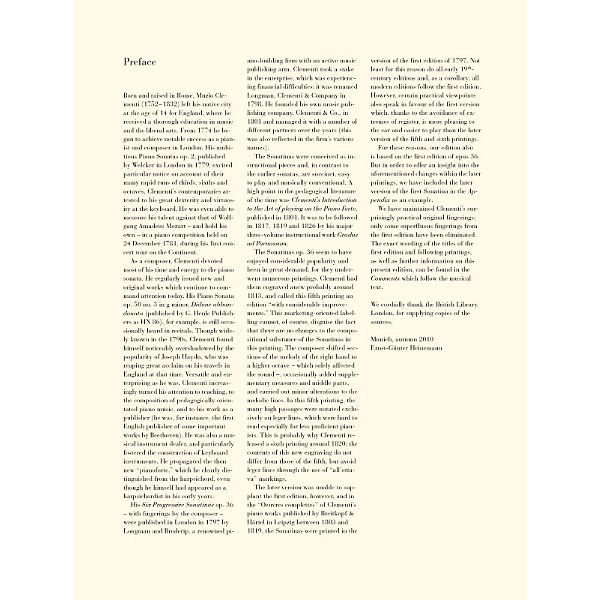 Henle Verlag Clementi Sechs Sonatinen