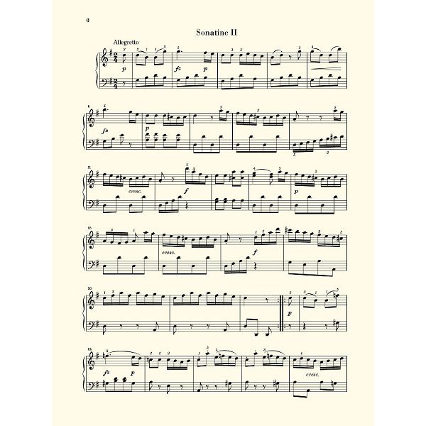 Henle Verlag Clementi Sechs Sonatinen