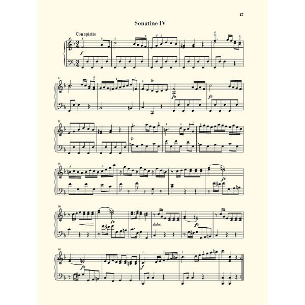 Henle Verlag Clementi Sechs Sonatinen