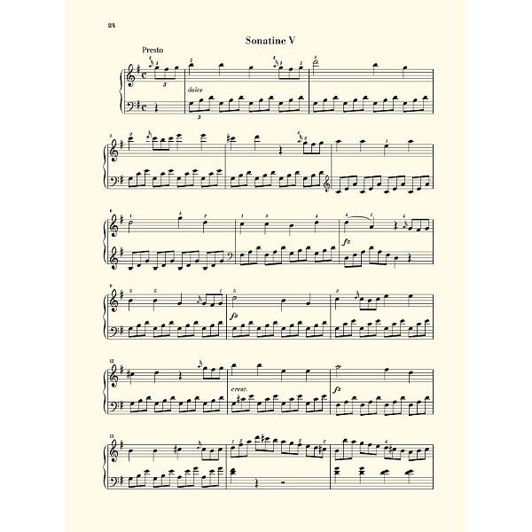 Henle Verlag Clementi Sechs Sonatinen