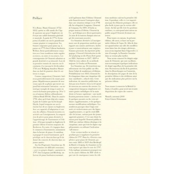 Henle Verlag Clementi Sechs Sonatinen
