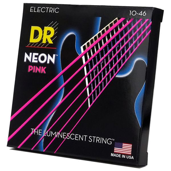 DR Strings Neon Pink NPE-10 – Musikhaus Thomann