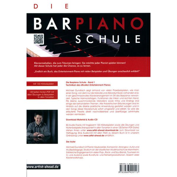 Artist Ahead Musikverlag Die Barpiano-Schule 1