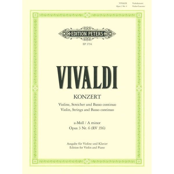 Edition Peters Vivaldi Concert a-moll op.3