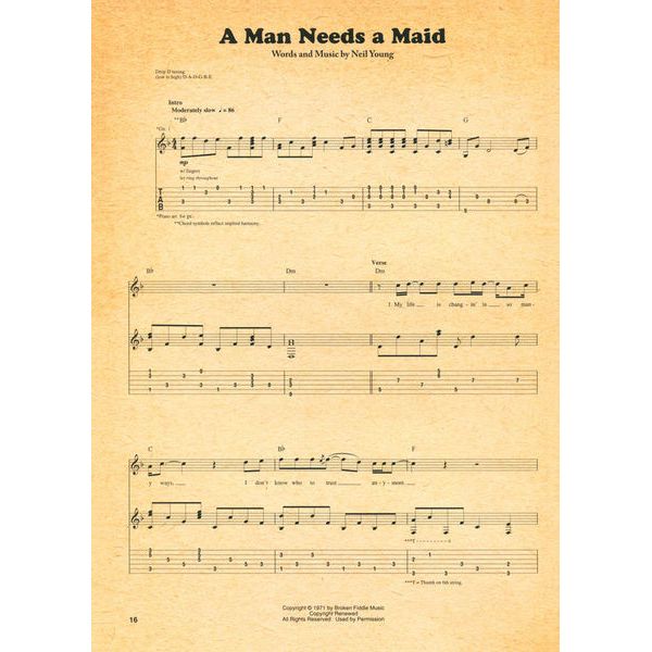 Hal Leonard Neil Young Harvest