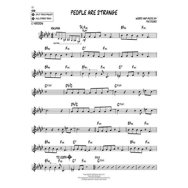 Hal Leonard Jazz Play-Along The Doors