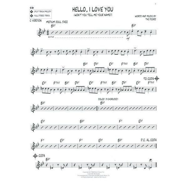 Hal Leonard Jazz Play-Along The Doors