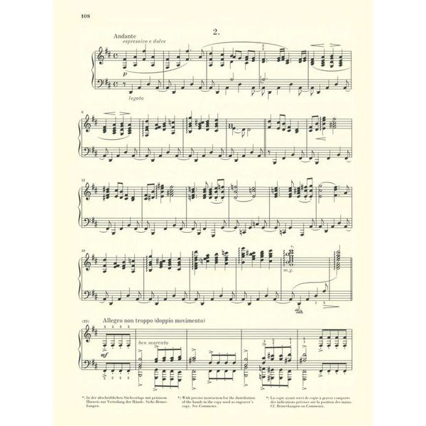 Henle Verlag Brahms Sonate Scherzo Ballade