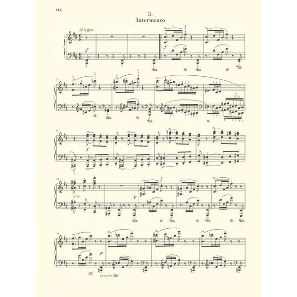 Henle Verlag Brahms Sonate Scherzo Ballade