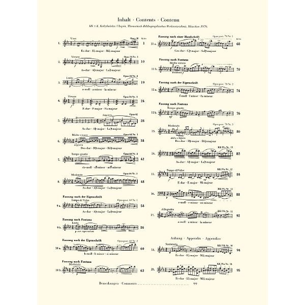 Henle Verlag Chopin Walzer