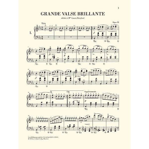 Henle Verlag Chopin Walzer
