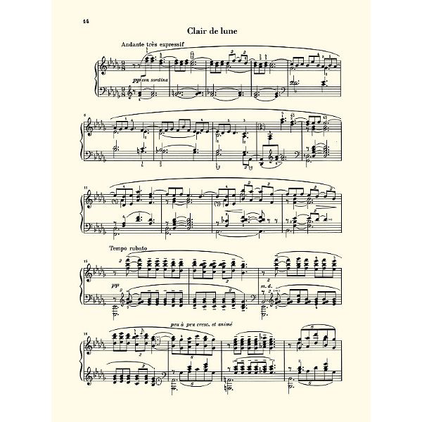 Henle Verlag Debussy Suite bergamasque