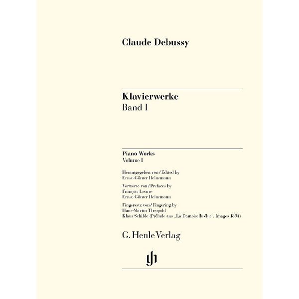 Henle Verlag Debussy Klavierwerke 1