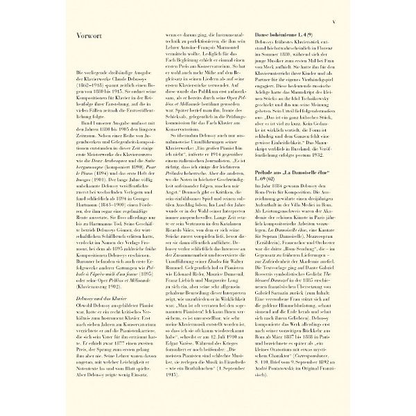 Henle Verlag Debussy Klavierwerke 1