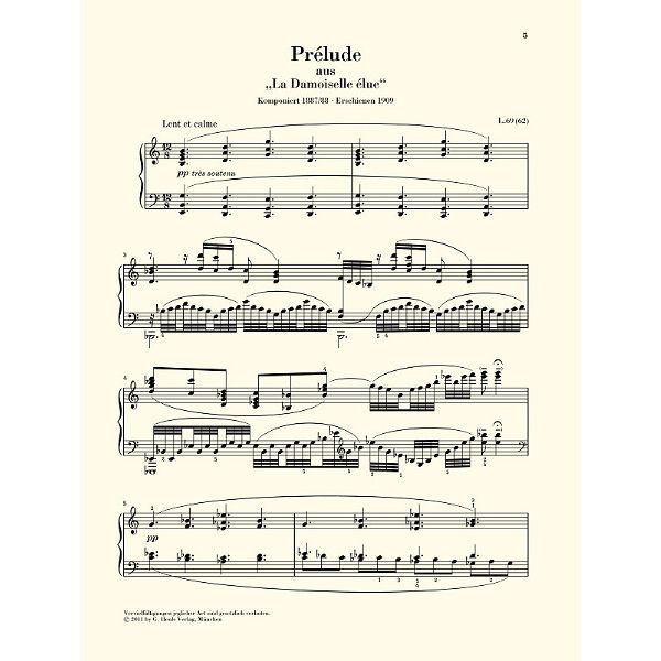 Henle Verlag Debussy Klavierwerke 1