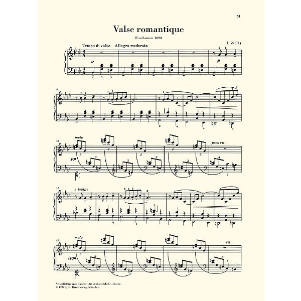 Henle Verlag Debussy Klavierwerke 1