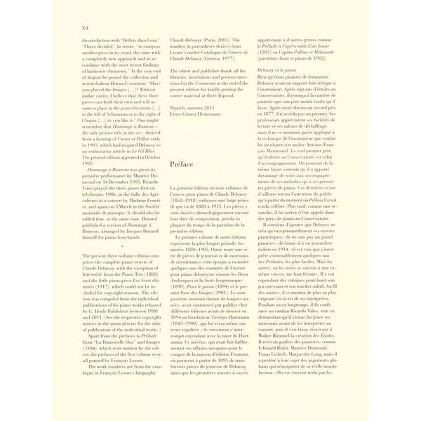 Henle Verlag Debussy Klavierwerke 1