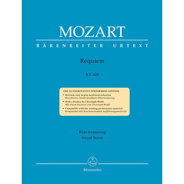 Bärenreiter Mozart Requiem KV626