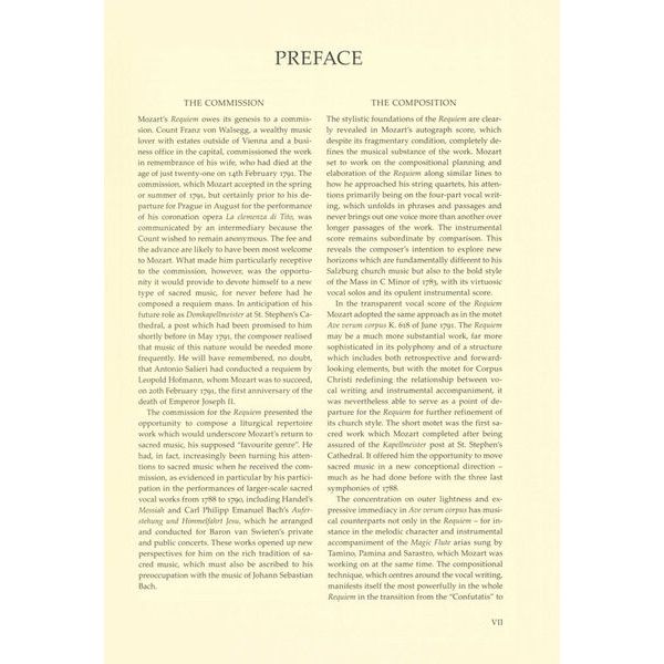 Bärenreiter Mozart Requiem KV626