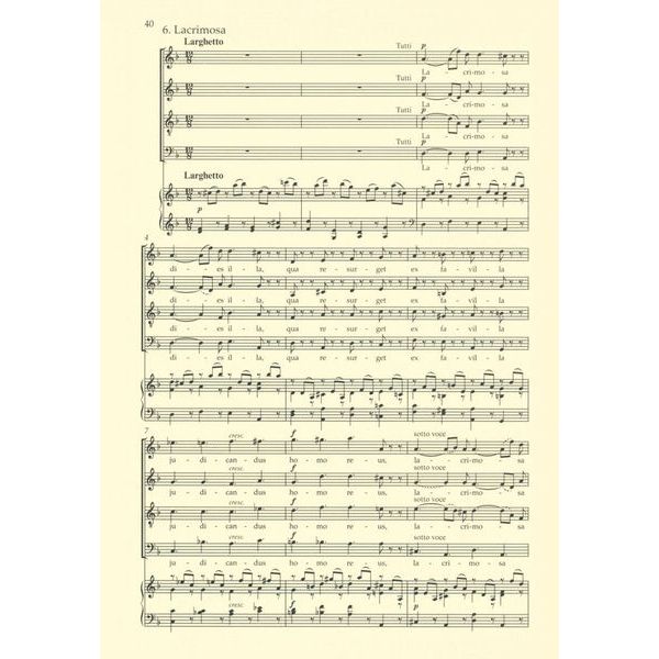 Bärenreiter Mozart Requiem KV626