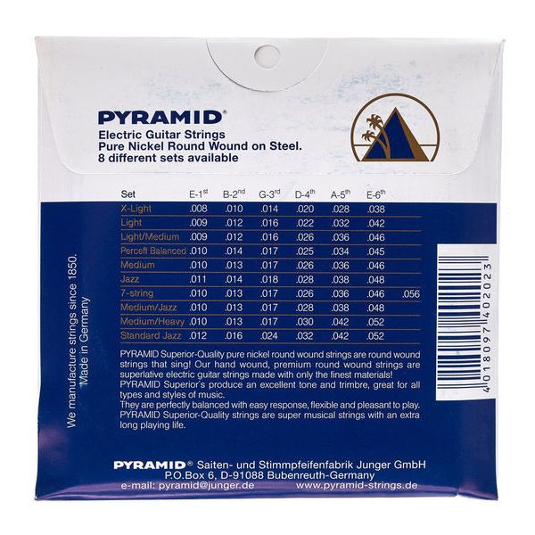 Pyramid Electric Strings 010-045