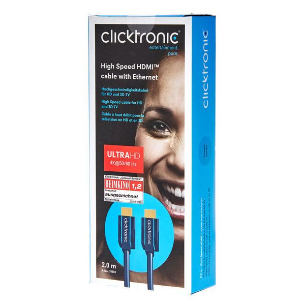 Clicktronic HDMI Casual Cable 2m