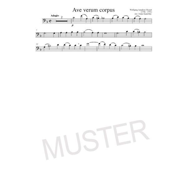 Hage Musikverlag Alte Meister Tromb Piano